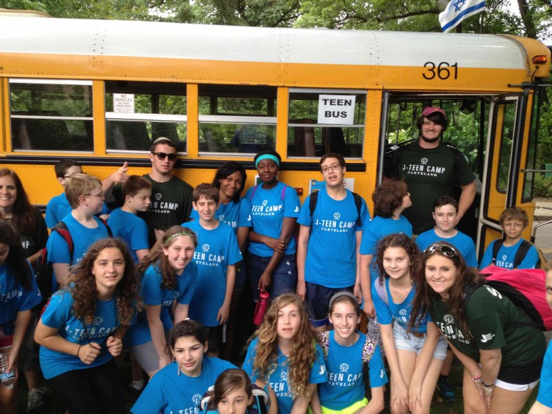 Jewish Community Center Teen Campers Clean-up Hebrew Cultural Garden-1